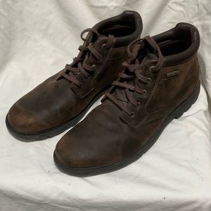 Rockport Men's Dark Brown Leather Boots